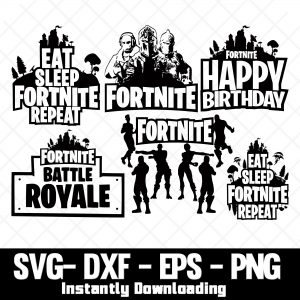 Fortnite SVG Cut Files - vector svg format