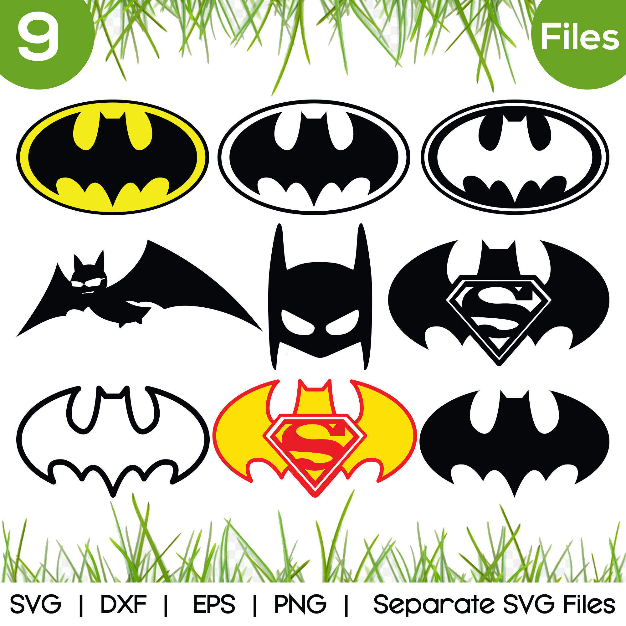 Batman logo SVG Cut Files | Superhero logo | Logo | SVG | Bundle | Cricut |...