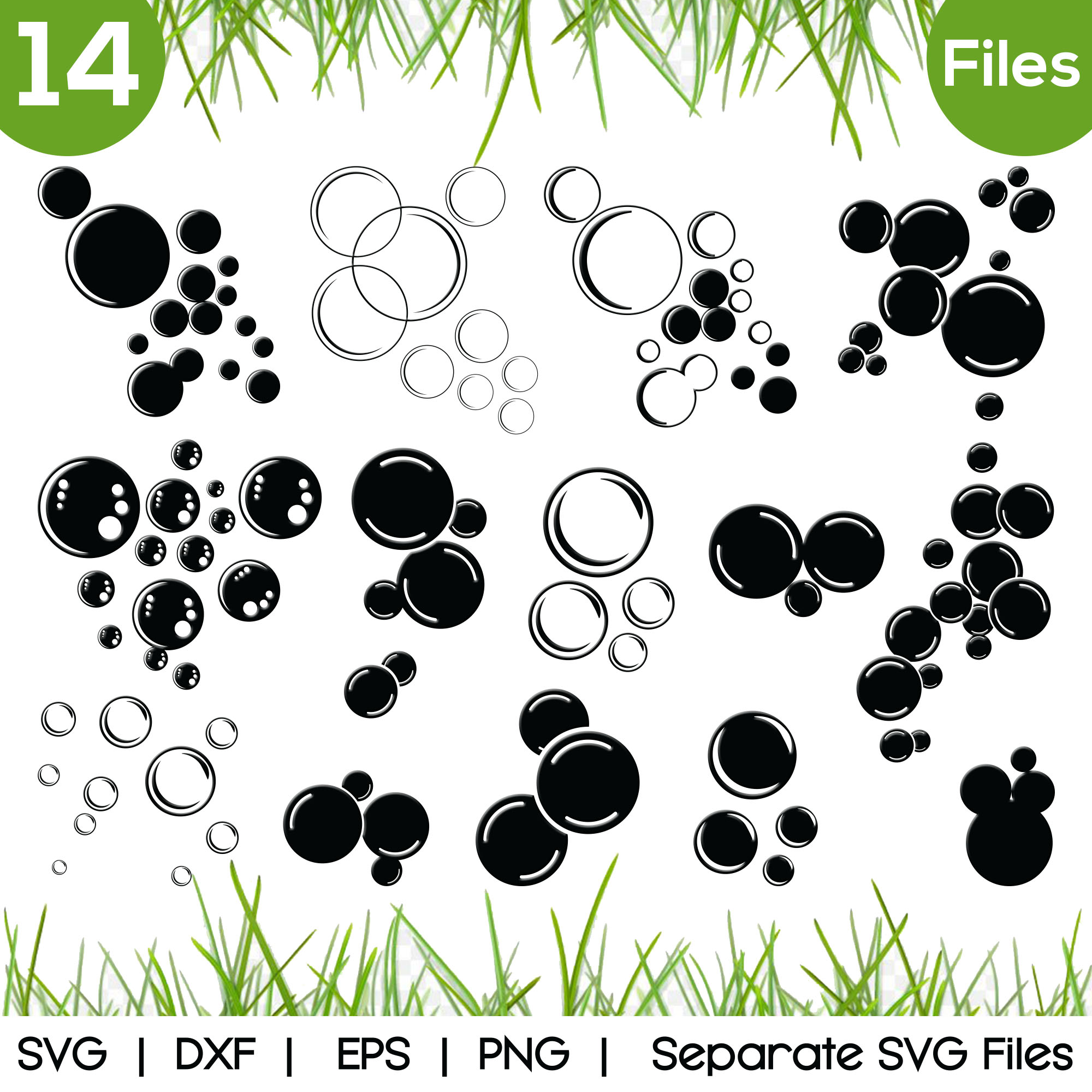 Download Bubbles SVG Cut Files - vector svg format