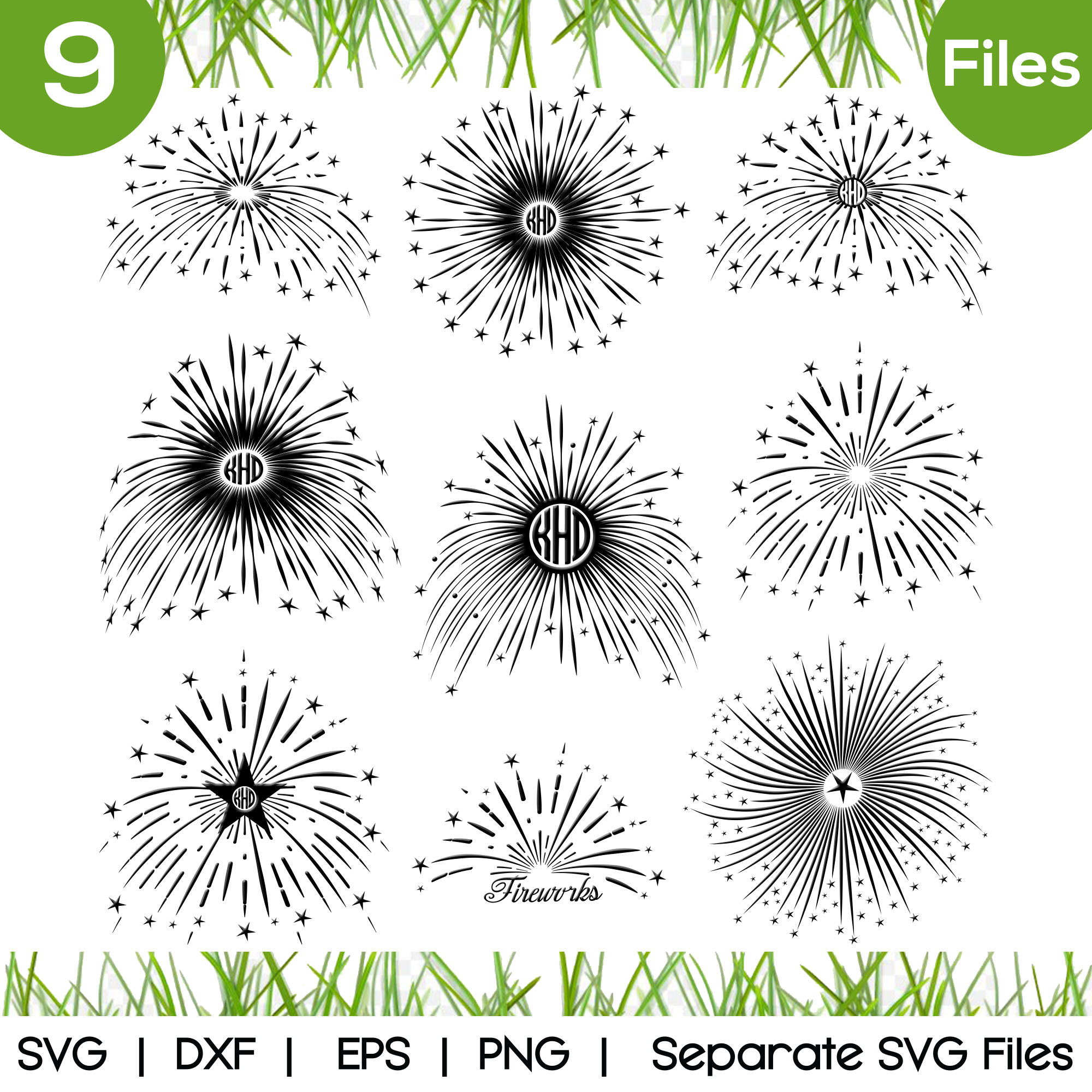 Download Fireworks 4th of july SVG Cut Files - vector svg format
