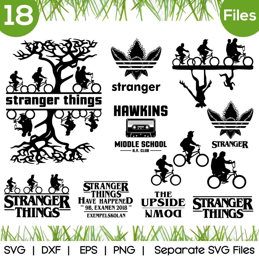 Stranger Things SVG Cut Files - vector svg format